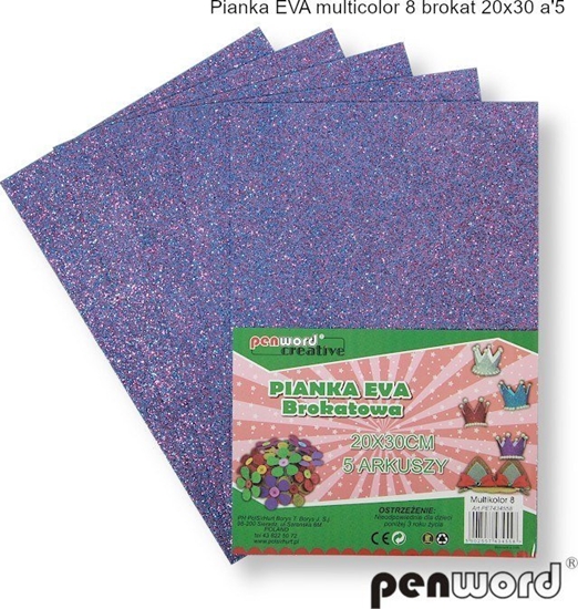 Picture of PIANKA EVA MULTICOLOR .8 BROKAT 20X30 a5