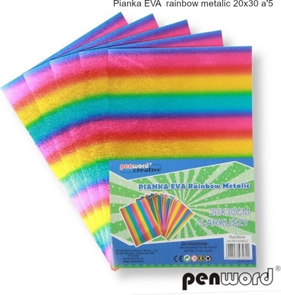 Picture of PIANKA EVA RAINBOW METALIC 20X30 a5