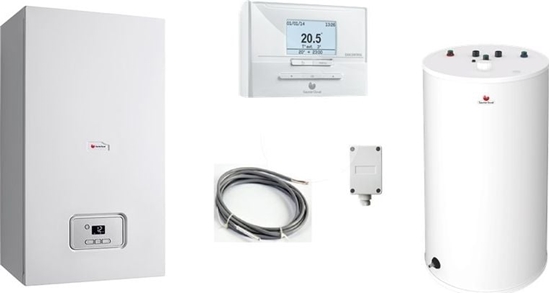 Изображение Piec gazowy Saunier Duval Thelia Condens AS 25 + sensor + EXACONTROL E7C + NTC + FE 200/6 BM 25 kW (0010019423)