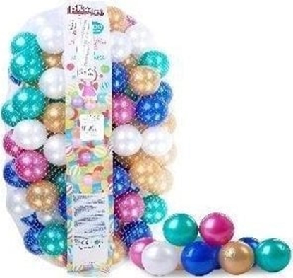 Attēls no Pieczki basenowe metaliczne 6cm 100szt