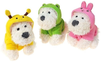 Attēls no Pies pluszowy w kubraczku MIX