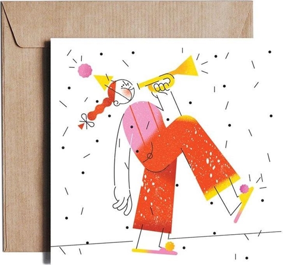 Picture of Pieskot Karnet kw Happy Ginger Girl JST08