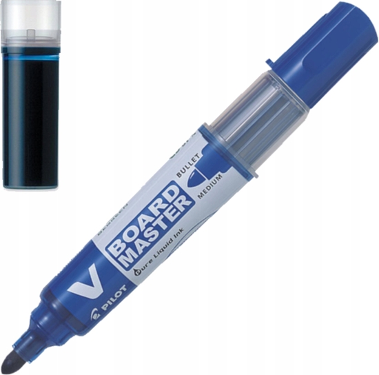 Изображение Pilot Whiteboardmarker Pilot V-Board Master blue 10 pcs. + 10 refills