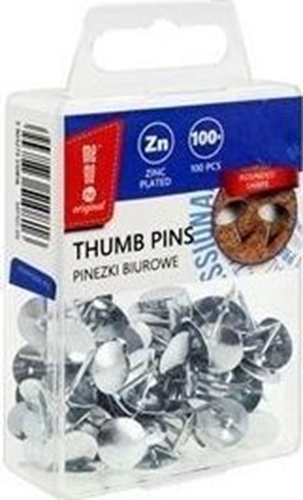 Picture of Pinezki srebrne 100szt MemoBe