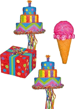 Изображение Piniata urodziny papier MIX EDUKAMP