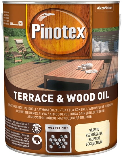 Изображение Pinotex PINOTEX TERRACE OIL CLR 3L