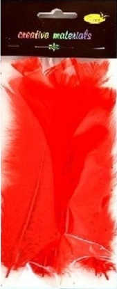 Picture of Piórka mikkie czerwone 15szt