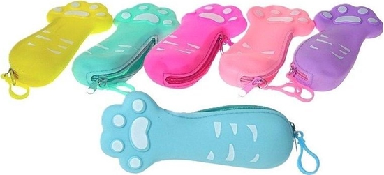 Изображение Piórnik apka kota silikonowy MIX