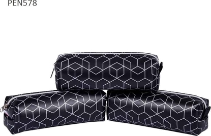 Изображение Piórnik jednokomorowy czarny szeciany