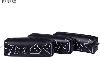 Изображение Piórnik jednokomorowy Koty kontury