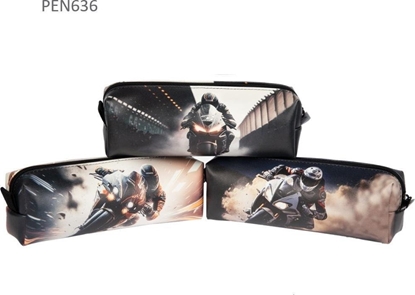 Изображение Piórnik jednokomorowy motocykle MIX