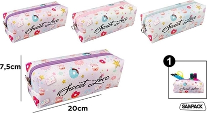 Изображение Piórnik kostka 21,5x9cm Sweet Love MIX