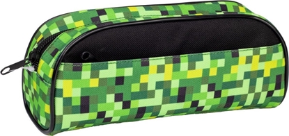 Picture of Piórnik saszetka z 2 zamkami PIXI green