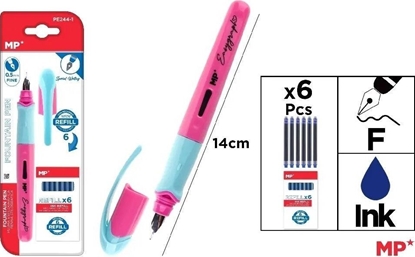 Picture of Pióro wieczne 0.5mm z wkadami róowe