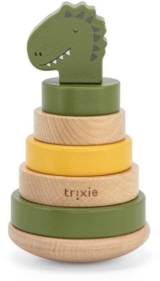 Изображение Piramida drewniana Dinozaur