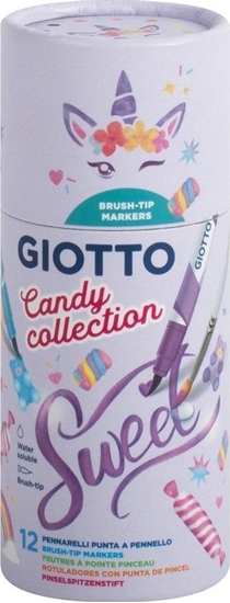 Picture of Pisaki Turbo Soft Brush Candy Collection 12 kol