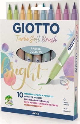 Изображение Pisaki Turbo Soft Brush pastel 10 kolorów