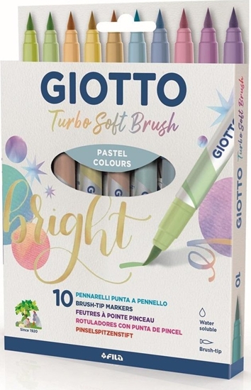 Изображение Pisaki Turbo Soft Brush pastel 10 kolorów