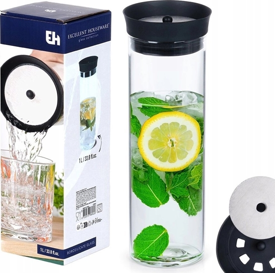 Picture of PITCHER BOROSILICATE GLASS 1L