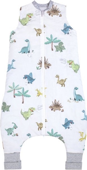 Picture of piworek ocieplany z nogawkami dla dziecka- TOG1,75 od 3 do 5lat - Dinozaury kolorowe