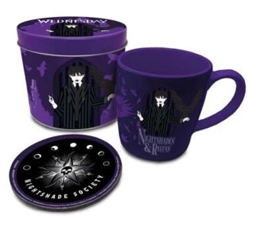 Picture of Pyramid Wednesday Zestaw prezentowy (Kubek i Podstawka W Puszce) Nightshades & Ravens