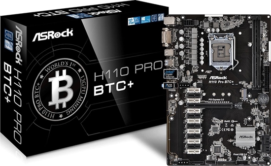 Изображение Pyta gówna ASRock H110 PRO BTC+