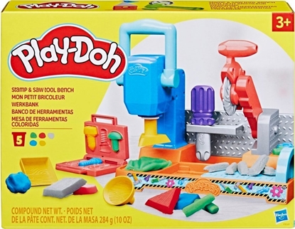 Picture of Play-Doh PLAY-DOH playset Stamp n saw tool bench