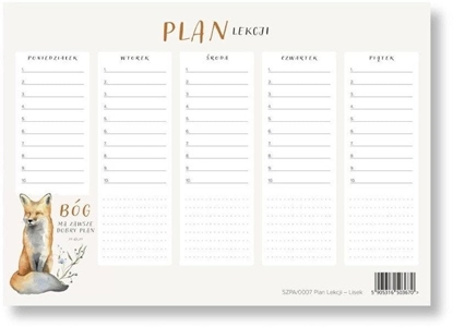 Picture of Plan Lekcji - Lisek