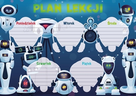 Picture of Plan lekcji A5 - Roboty