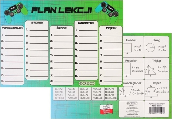 Picture of Plan lekcji A5 Pad (25szt)