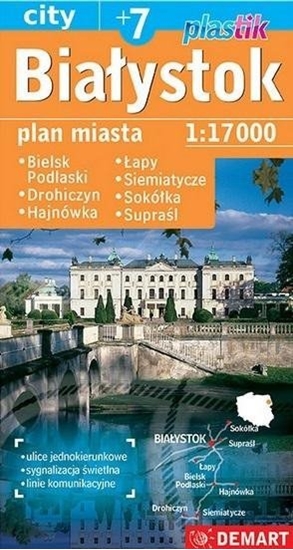 Picture of Plan miasta Biaystok +7 1:17 000 w.2023 EDUKAMP