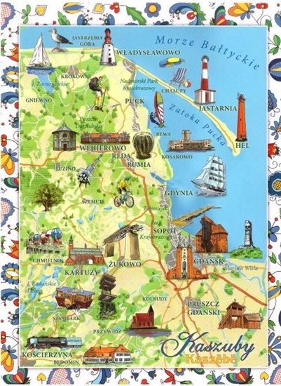 Picture of Plan Pocztówka dua - Kaszuby