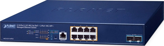Picture of Planet 8-Port PoE+ Managed Switch MGS-6311-8P2X