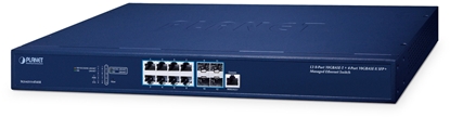 Picture of PLANET Netzwerkgerte Zarzdzany L3 5G Ethernet (100/1000/5000) 1U Niebieski
