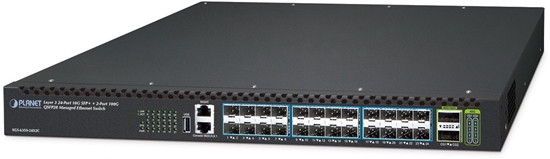 Picture of PLANET XGS-6350-24X2C cza sieciowe Zarzdzany L3 Gigabit Ethernet (10/100/1000) 1U Czarny