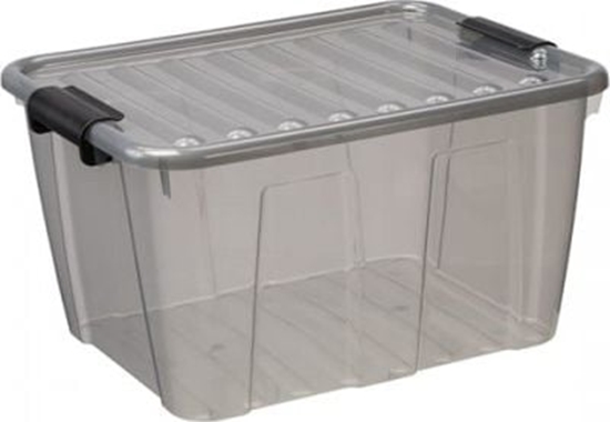 Picture of Plast Team Pojemnik Skrzynka Pudo Home box 30 L Szary PlastTeam