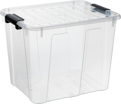 Picture of Plast Team Skrzynia z pokryw pojemnik 40l plastikowy szary