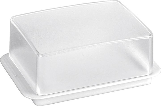 Picture of Plastbæger Catersource 250 ml 85x97x41 mm firkantet hængslet låg RPET Klar,5 ps x 100 stk/krt