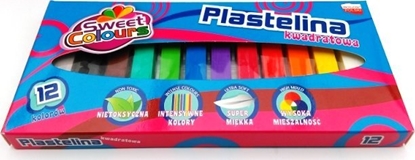 Picture of Plastelina kwadratowa 12 kolorów