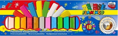 Picture of Plastelina kwadratowa 12x12mm 18 kolorów