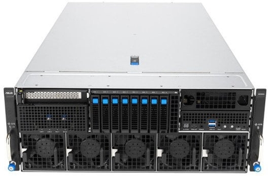 Изображение Platforma Asus Rack (4U) ESC8000A-E13P AMD EPYC 9005 (8xNVMe, 2xM.2, 2x10Gbe, IPMI, 3200W)
