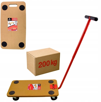 Изображение PLATFORMA TRANSPORTOWA Z DYSZLEM DO 200KG, 57,5x30,0cm