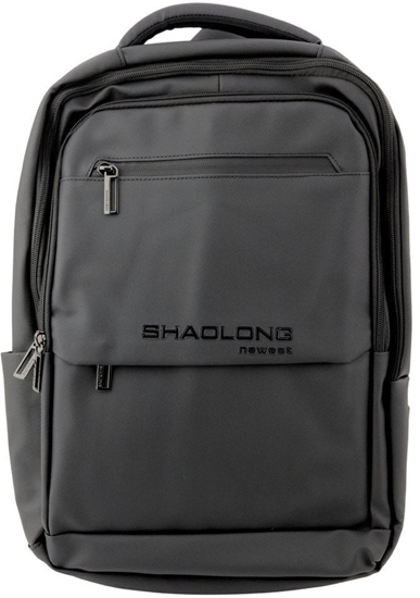 Picture of Plecak Miejski Biznesowy USB Kiesze Na Laptopa Czarny 16L