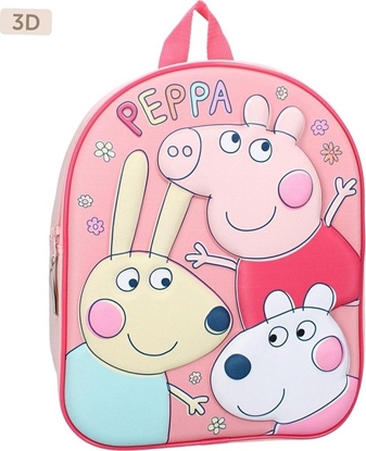Attēls no Plecak przedszkolny 3D winka Peppa pink