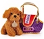 Picture of Pluszowa maskotka Piesek z torebk
