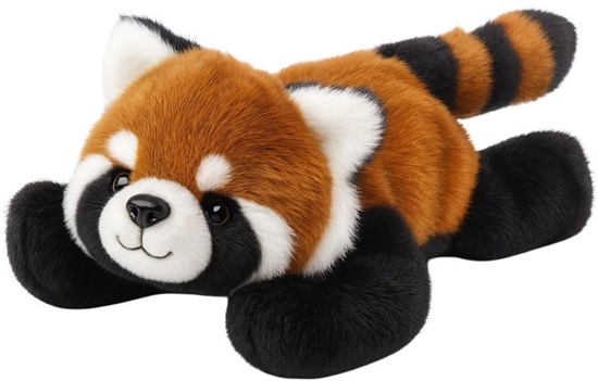 Picture of Pluszowa Maskotka Przytulanka Panda Czerwona Ruda 30cm LEAN Toys