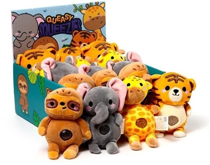 Изображение Pluszowa zabawka do ciskania Queasy Squeezy mix EDUKAMP