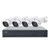 Picture of PNI House IPMAX POE 8 video novērošanas komplekts, NVR ar 4 POE portiem un 4 8MP IP kamerām, IP66