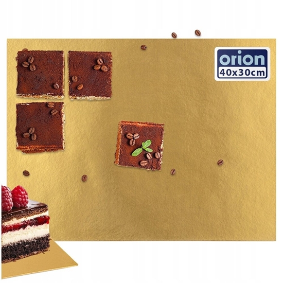 Изображение Podkad pod tort, ciasto zoty prostoktny 40x30 cm