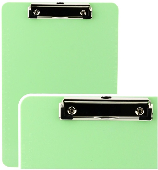 Picture of Podkadka Deska Z Klipem Do Pisania Miarka A4 Plastikowa Zielona